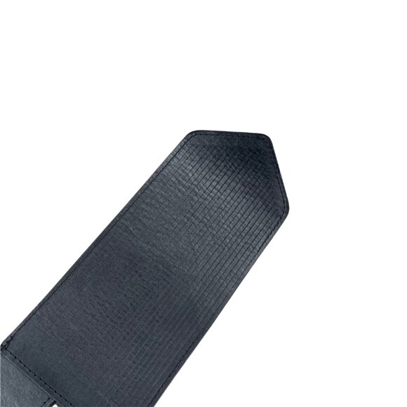 4" Wide High Waist Womens Corset Belt With Whipped Stitching Mattle Buckle Sz L - Picture 6 of 6